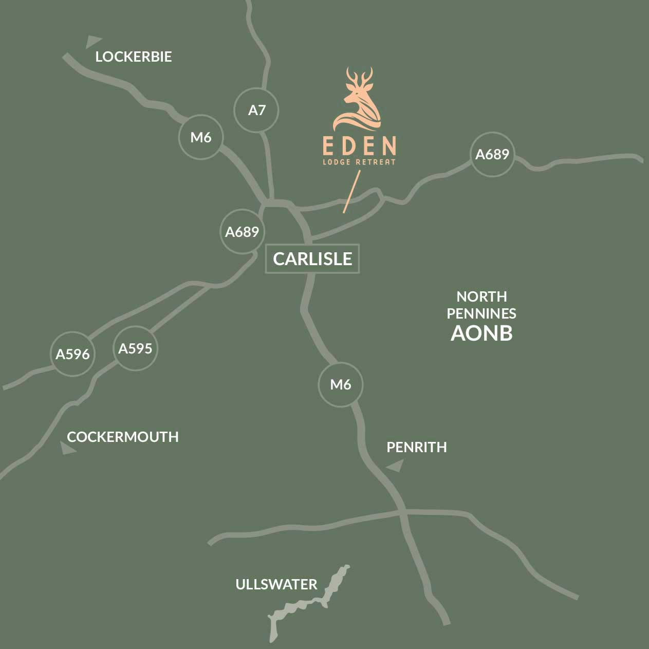 Eden Lodge Retreat location